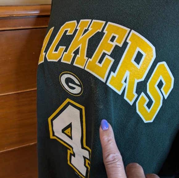 Classic Farve Y2K GREEN BAY PACKERS Short Sleeve Shirt - Picture 8 of 9